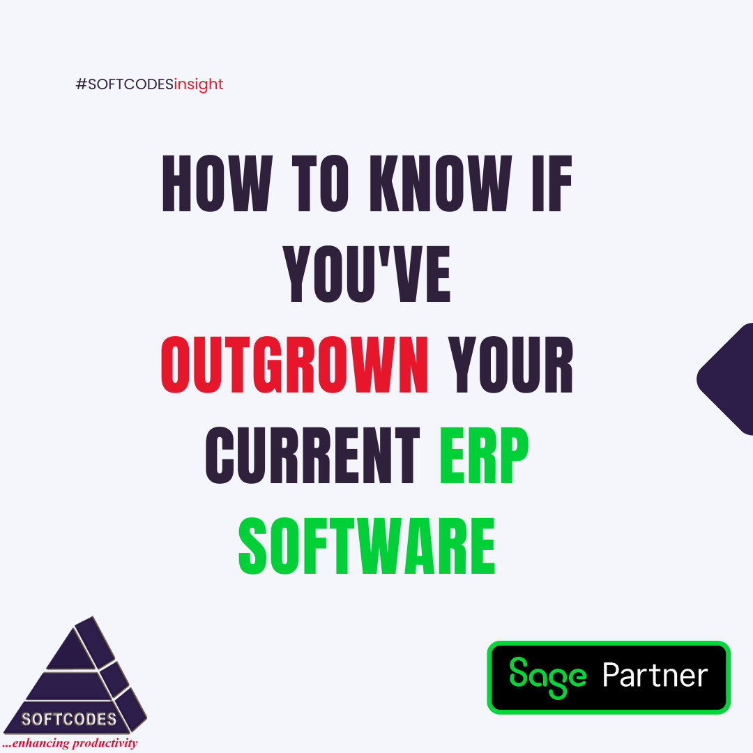 Outgrown the Current ERP Software